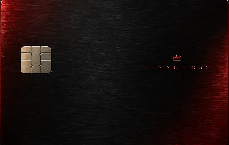Final Boss card skin in Apple Wallet