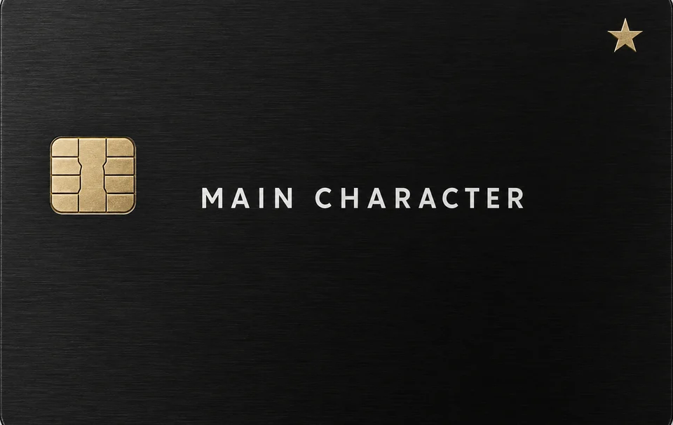 Main Character card skin